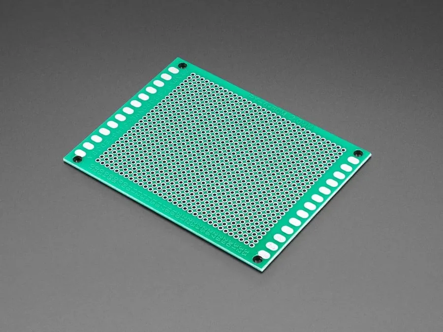 An image of a prototype PCB board.