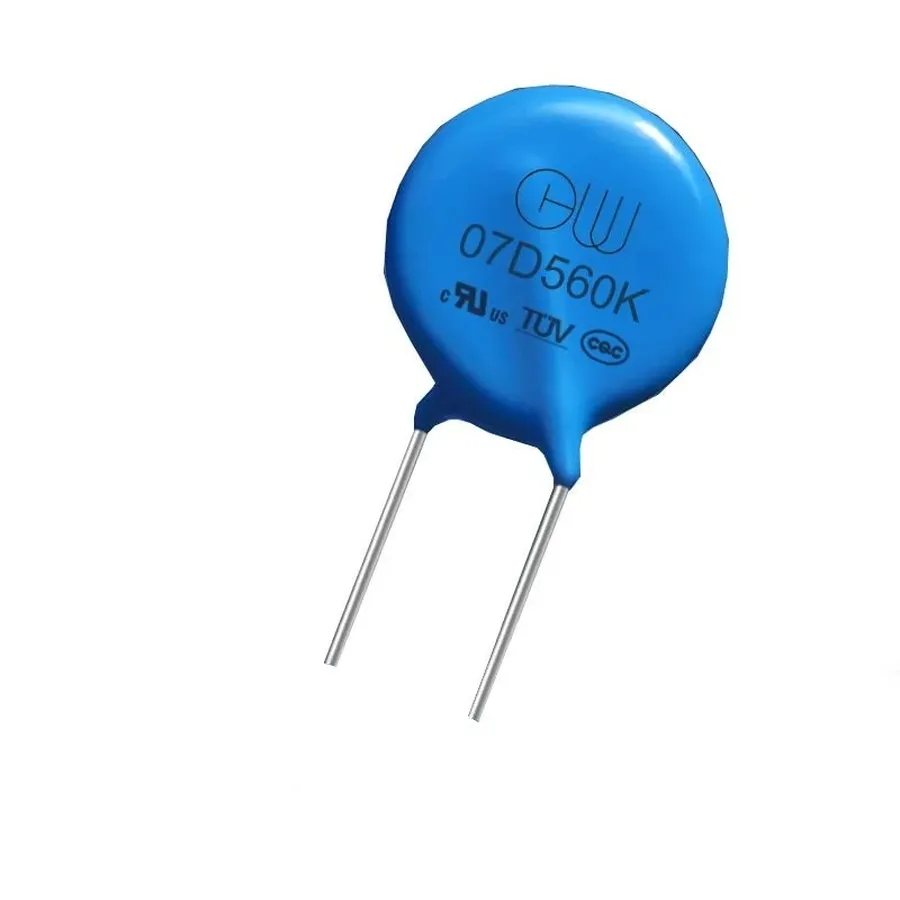 Several metal oxide varistors of different sizes.