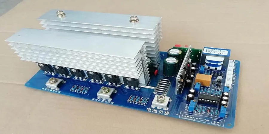 Various inverter circuit boards with different layouts and components.