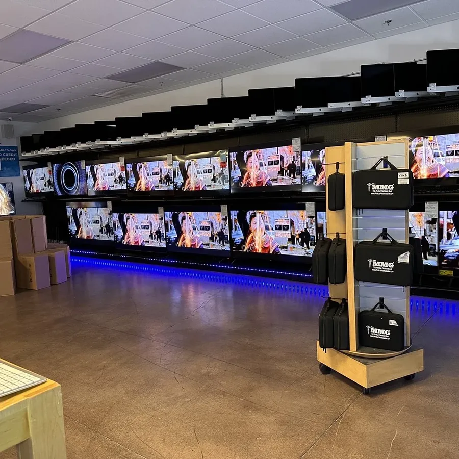 The storefront of a local electronic hobby store.