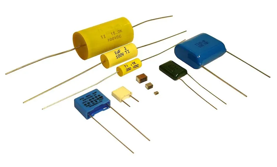 An example of a film capacitor.