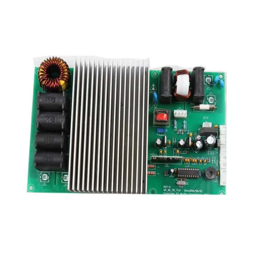 Various induction circuit boards, each with different layouts and components.