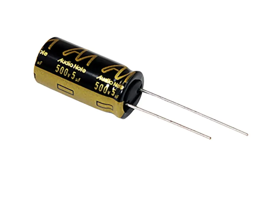 A collection of 5uF capacitors with different voltage ratings (250V, 370V, 400V).