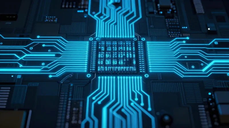 Layout Best Practices for Noise Immunity Abstract representation of signal isolation and noise shielding on a complex PCB layout