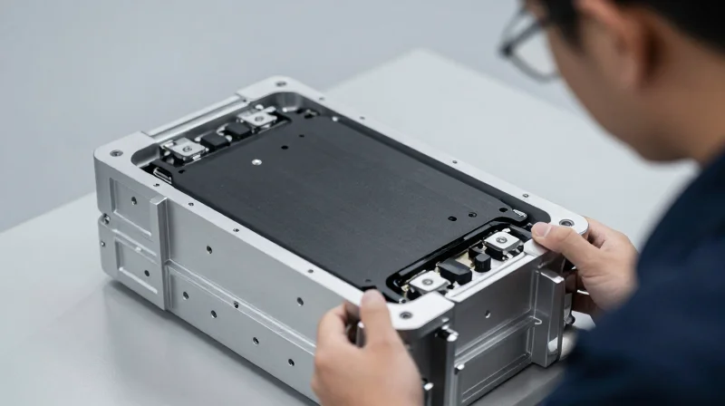 Precise integration of a circuit module into a machine chassis
