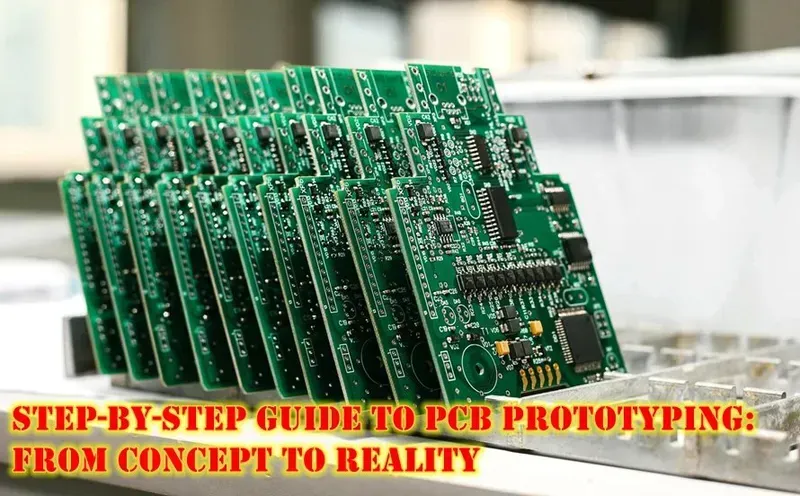 An engineer working with a PCB prototype for testing