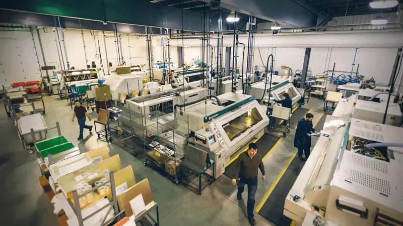 An industrial facility for PCB manufacturing and assembly