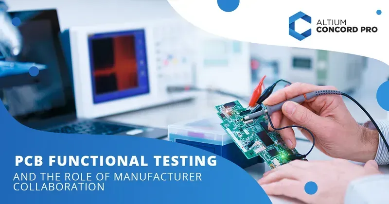 An image showing a PCB undergoing functional testing