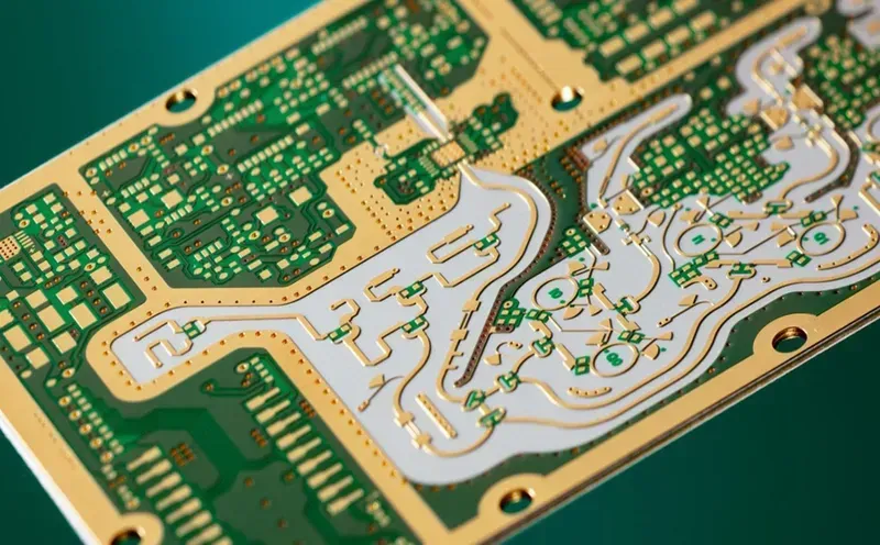 Automotive radar system with its PCB board visible