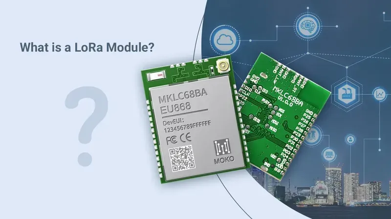 A LoRaWAN module used in wireless communication